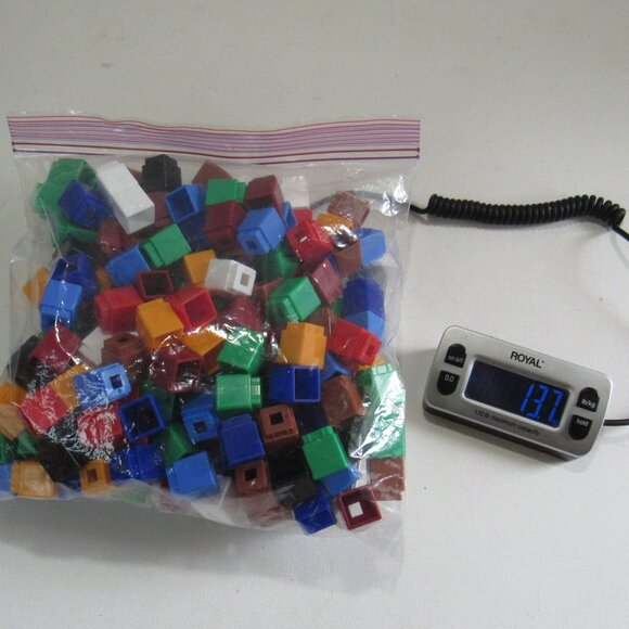 Lot Of Learning Educational Resources Unifix Math Plastic Snap Cubes Tub Blocks - Picture 4 of 4